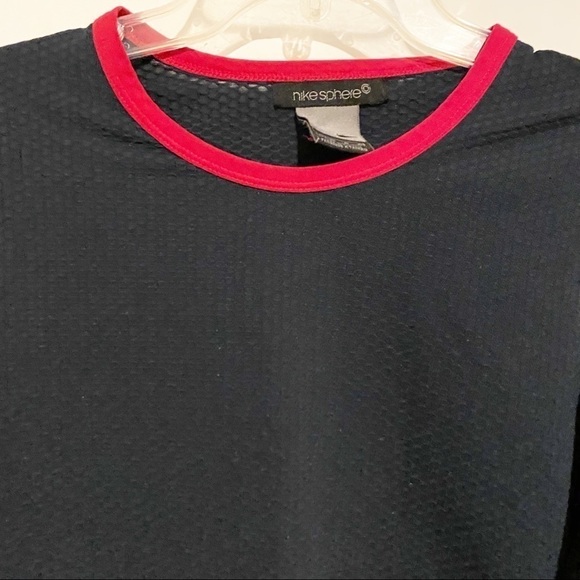 NIKE Sphere Activewear Shirt Blue Pink Size Large - Picture 4 of 6